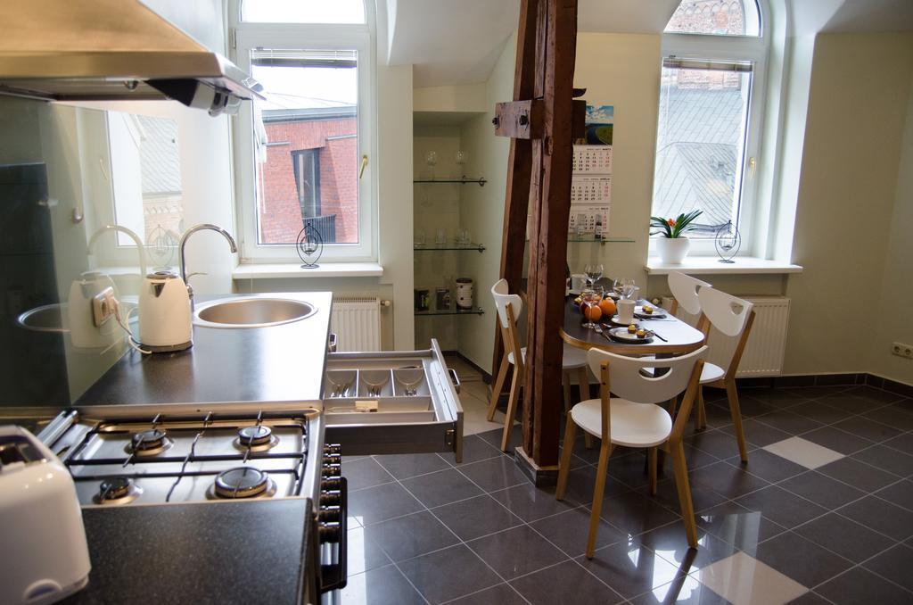 City Inn Riga Apartment, Old Town Panorama View With Parking المظهر الخارجي الصورة